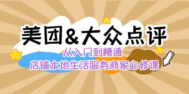 美团+大众点评 从入门到精通：店铺本地生活 流量提升 店铺运营 推广秘术 评价管理-阿灿学库