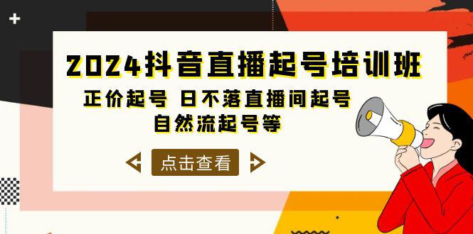 抖音直播起号培训课程，正价起号 日不落直播间起号 自然流起号等-33节-阿灿学库