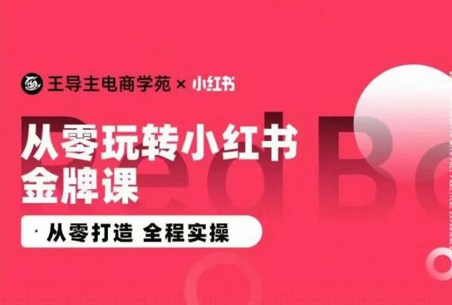 2024小红书电商运营实操教程，​从零打造  全程实操-阿灿学库