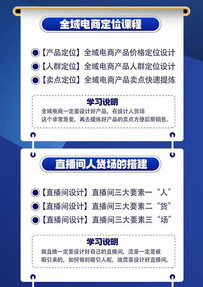 全域电商-粗暴玩法课：10亿销售经验干货分享！定位/免费起号/千川投流 -2