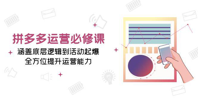拼多多运营必修课:涵盖底层逻辑到活动起爆,全方位提升运营能力 -1 拼多多运营必修课:涵盖底层逻辑到活动起爆,全方位提升运营能力 -1