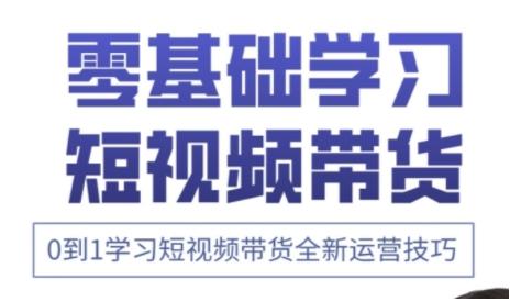 快手运营+高阶剪辑实战课，0到1学习短视频带货全新运营技巧-阿灿学库