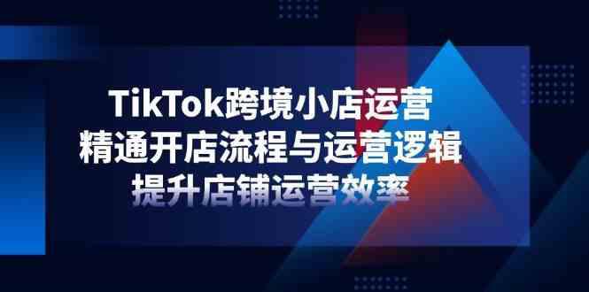 TikTok跨境小店运营,精通开店流程与运营逻辑,提升店铺运营效率 -1 TikTok跨境小店运营,精通开店流程与运营逻辑,提升店铺运营效率 -1