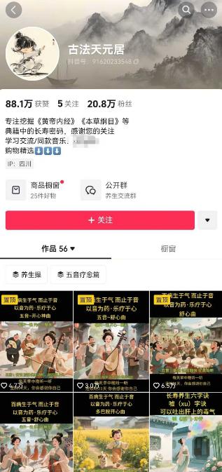 古法五音养生教程,五音疗愈的视频的制作方法,2-4小时就能学会,作者10天涨粉10W -2 古法五音养生教程,五音疗愈的视频的制作方法,2-4小时就能学会,作者10天涨粉10W -2