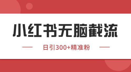 小红书只要你有同行就能获客,独家野路子获客玩法,暴力截流【揭秘】 -1 小红书只要你有同行就能获客,独家野路子获客玩法,暴力截流【揭秘】 -1