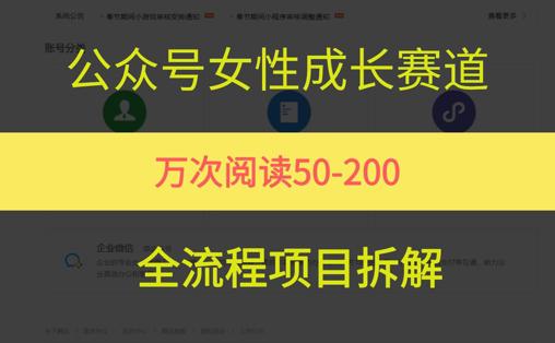 公众号女性赛道，最近爆火系列，条条作品阅读量10w+ -1