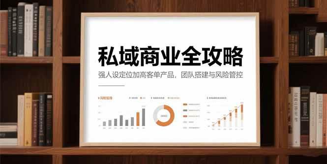 私域商业全攻略,强人设定位加高客单产品,团队搭建与风险管控 -1 私域商业全攻略,强人设定位加高客单产品,团队搭建与风险管控 -1