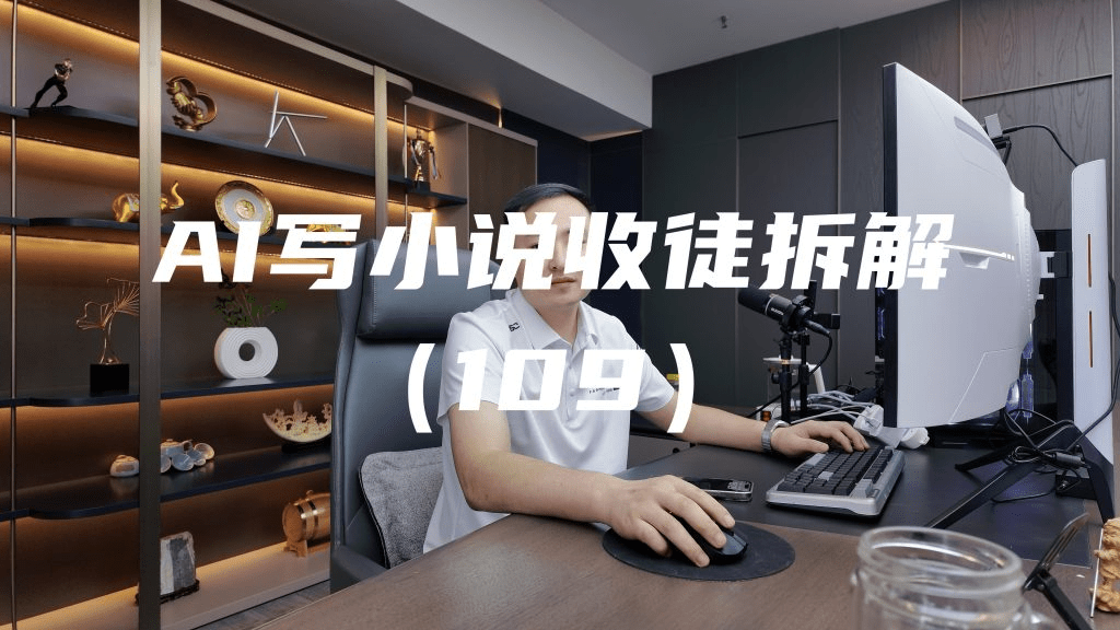 普通人用AI写小说，月轻松多搞20346元？附带收徒全流程-阿灿学库