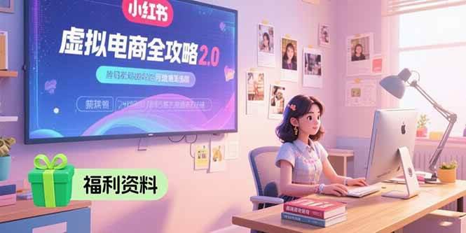 虚拟电商全攻略2.0,开店选品实操流程,账号定位、货源发布、笔记发布技巧 -1 虚拟电商全攻略2.0,开店选品实操流程,账号定位、货源发布、笔记发布技巧 -1