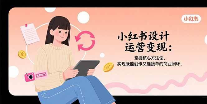 小红书设计运营变现:掌握核心方法论,实现既能创作又能接单的商业闭环 -1 小红书设计运营变现:掌握核心方法论,实现既能创作又能接单的商业闭环 -1