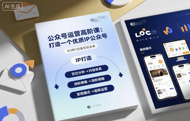 公众号运营高阶课，打造一个优质IP公众号-阿灿学库