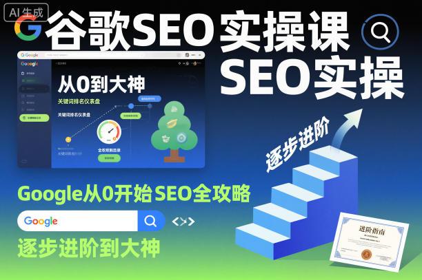 谷歌SEO实操课,Google从0开始SEO全攻略,逐步进阶到大神 -1 谷歌SEO实操课,Google从0开始SEO全攻略,逐步进阶到大神 -1