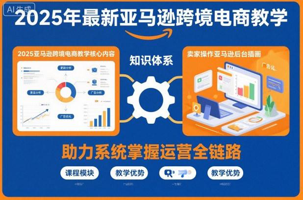 2025年最新亚马逊跨境电商教学,助力卖家系统掌握亚马逊运营全链路知识 -1 2025年最新亚马逊跨境电商教学,助力卖家系统掌握亚马逊运营全链路知识 -1