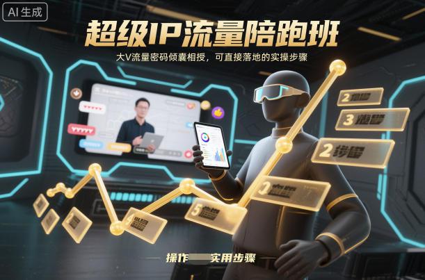 超级IP流量陪跑班,大V流量密码倾囊相授,可直接落地的实操步骤 -1 超级IP流量陪跑班,大V流量密码倾囊相授,可直接落地的实操步骤 -1