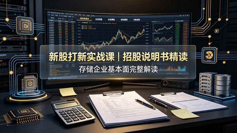 付费文章:新股打新实战课|招股说明书精读,存储企业基本面完整解读 -1 付费文章:新股打新实战课|招股说明书精读,存储企业基本面完整解读 -1