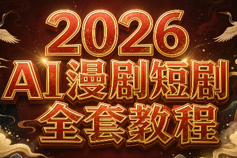 2026Ai漫剧短剧全套教程-阿灿学库