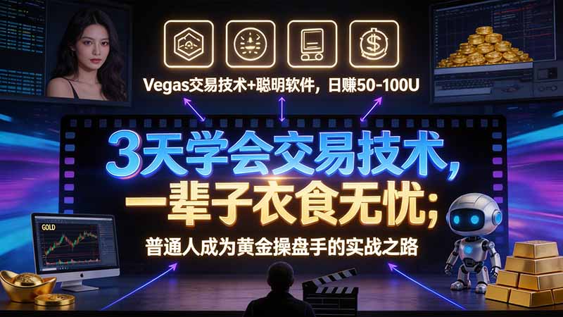 3 天学会 顺势而为交易系统，趋势看得懂、下单有依据：软件自动帮你盯盘，新手也能稳定复利-阿灿学库