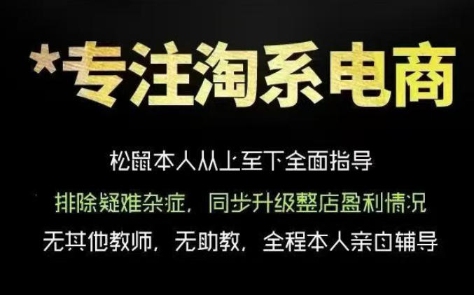 松鼠会电商VIP课程，从基础布局到高阶优化，助你掌握淘宝运营逻辑，提升店铺流量与转化(更新1015)-阿灿学库