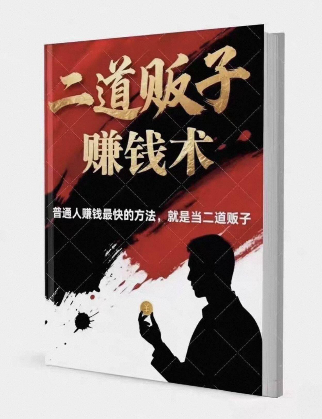 图片[1]-《二道贩子赚钱术》PDF电子版｜普通人低风险搞钱底层逻辑-阿灿学库