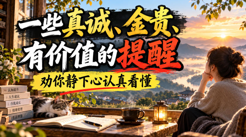 付费文章：一些真诚、金贵、有价值的提醒，劝你静下心认真看懂-阿灿学库