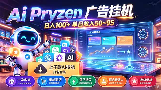 Pyrzen广告挂机， 全自动挂机风口项目， 单日50-95/天 虽然不是很暴力但是很稳-阿灿学库